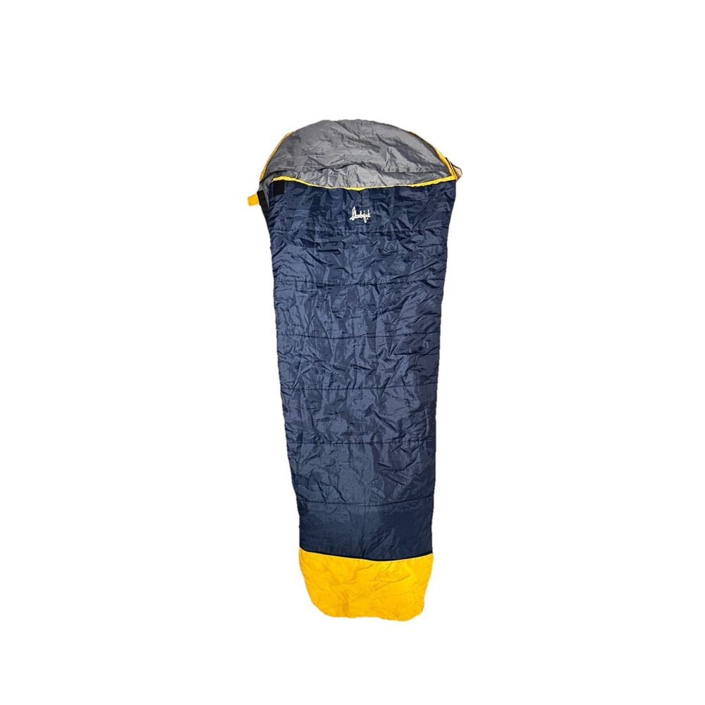 Slumberjack Mummy Sleeping Bag Extends Hooded Go n Grow 30 F Blue Yellow Camping